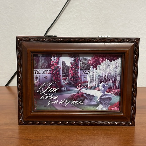 Vintage Sankyo Decorative Wooden Jewelry/Trinket Music Box - Picture 8 of 12